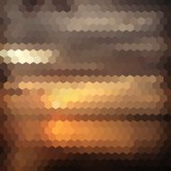 Sun hexagon backdrop