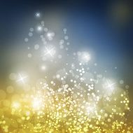 Sparkling Cover Design Template with Abstract Blurred Background N25