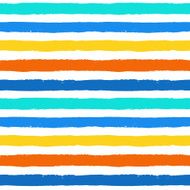 Vector Brush Strokes Colorful Seamless Pattern