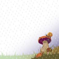 Smell of the rain and mushrooms