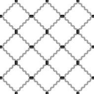 Geometric seamless pattern black and white