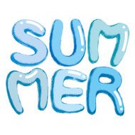 Summer Text Balloon