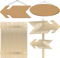 Wooden Signs N8