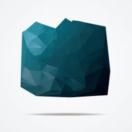 geometric pattern in dark turquoise