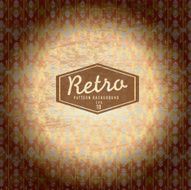 Gold and brown Textured colorful retro triangle background