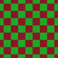 red and green glitter squares