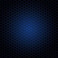 Chain Link in blue background - VECTOR