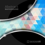 Multicolored mosaic background N74