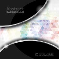Multicolored mosaic background N75
