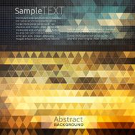 Multicolored mosaic background N81