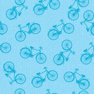Random Bicycle Seamless Pattern