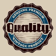 Vintage quality label N5