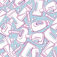 texture with bottles