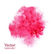 Vector abstract pink blot Bright ink design