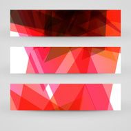 Vector banner set for your design N187