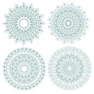 Mandala set Vintage decorative elements N3