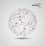 Circuit board planet eps 10 N6