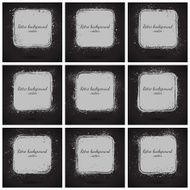 Grunge vector retro background N2