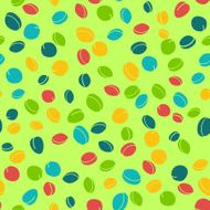 Various colored Plums and Apricots Seamless vector pattern Funny texture