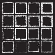Set of grunge frames N9