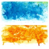 Watercolor splash design