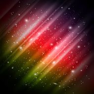 Space aurora background