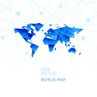 Vector world map N10