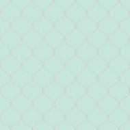 Nautical rope seamless fishnet pattern on light blue background