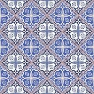 Gorgeous seamless pattern from colorful Moroccan tiles ornaments N7
