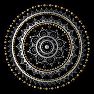 Silver mandala N55