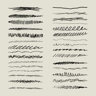 vector pencil sketch design elements N2