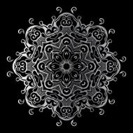 Silver mandala N57