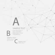 Abstract background triangular grid Vector illustration N3