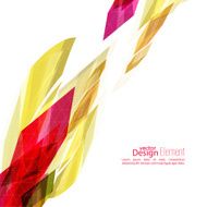 Angular geometric color shape N10