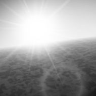 Sunset at sea horizon with summer sun N4