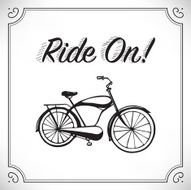 Vintage Bike White