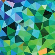 Abstract Triangle Geometrical Multicolored