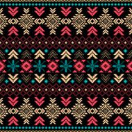 Tribal vintage ethnic seamless pattern N2