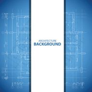 Blue and white architecture background