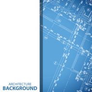 New blueprint building plan background