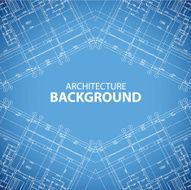 Unique building structure background
