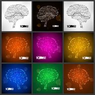 Circuit board vector background N10