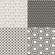 geometric pattern background set
