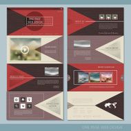 elegant one page website design template