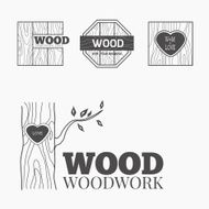 Wood products logo vector N5