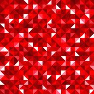 Abstract seamless background with red mosaic pattern Vector EPS-10