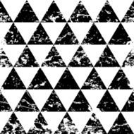 Hand drawn vector triangle ornament grunge seamless pattern N2