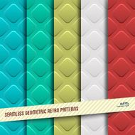 Square pattern seamless abstract background set N2
