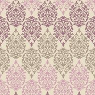 Purple brown and pink baroque pattern