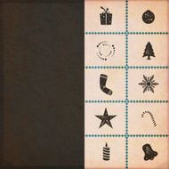 Christmas Elements with copyspace